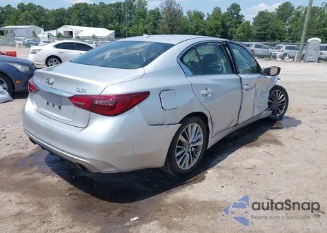 2018 Infiniti Q50 3.0T Luxe из США, поврежденный, VIN JN1EV7AP6JM363816